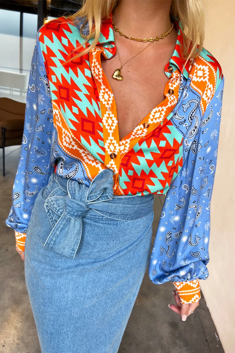 Blue Print Clash Santa Monica Shirt - Image 2