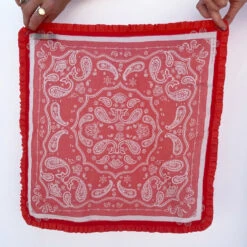 NEVER FULLY DRESSED Red Bandana With Ruffle