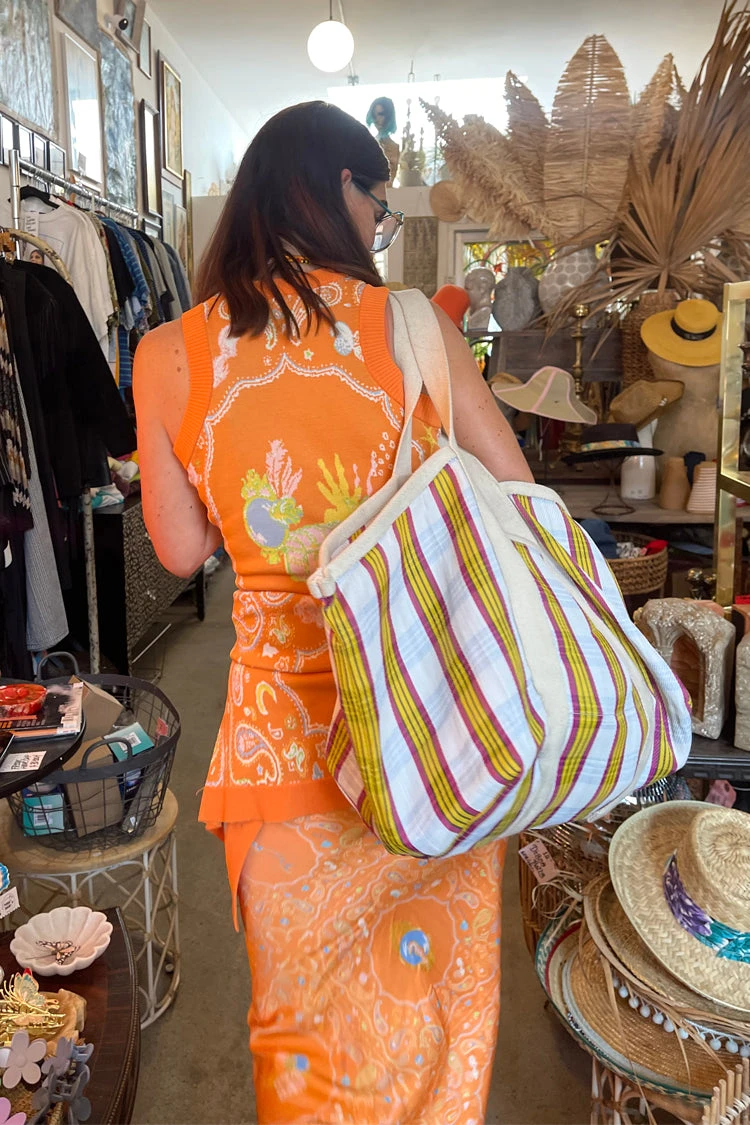 Orange Sealife Portrait Skirt - Image 13