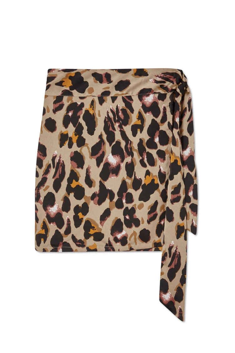 NEVER FULLY DRESSED Leopard Mini Jaspre Skirt Petite - Image 9