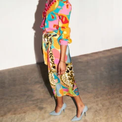 NEVER FULLY DRESSED Soho Jaspre Wrap Skirt