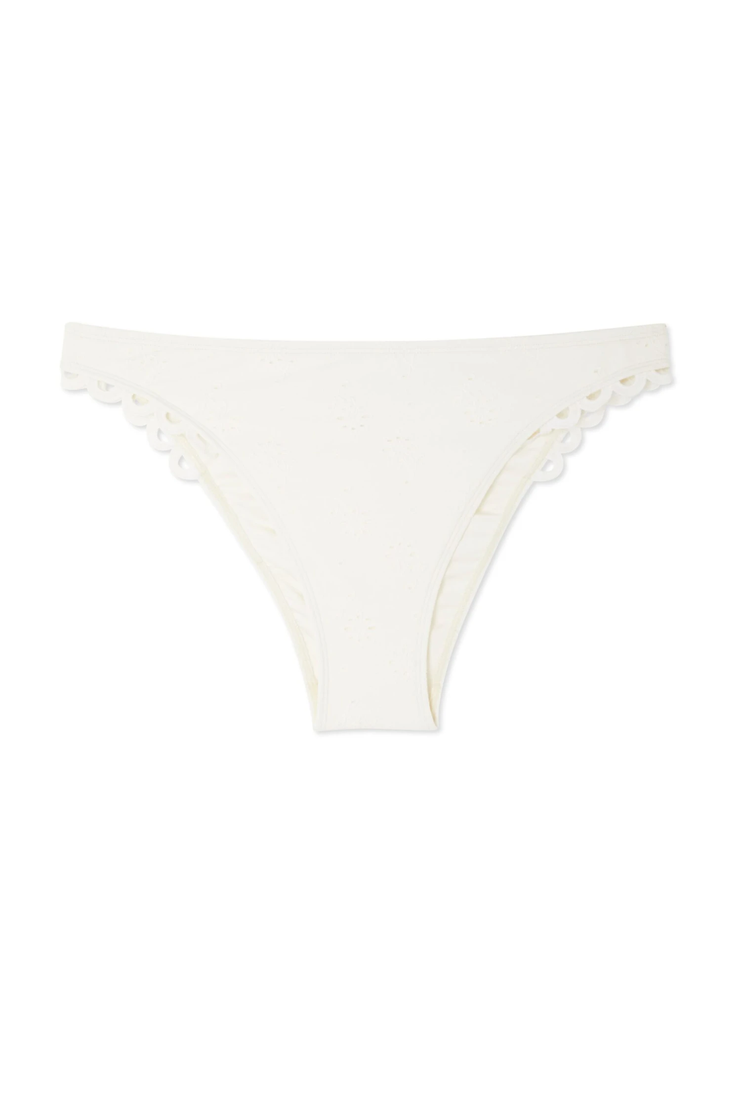 NEVER FULLY DRESSED Broderie White Bikini Brief - Image 7