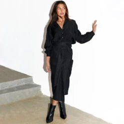 NEVER FULLY DRESSED Black Denim Jaspre Skirt