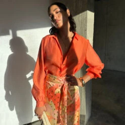 NEVER FULLY DRESSED Apricot Miley Shirt