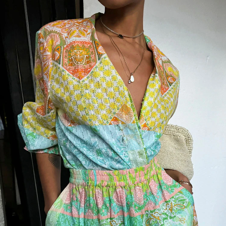 NEVER FULLY DRESSED Boho Geanie Shirt