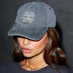 NEVER FULLY DRESSED Grey And White NFD Cap