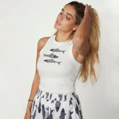 NEVER FULLY DRESSED Fish Tank Top