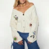 NEVER FULLY DRESSED Cream Mystical Cardigan
