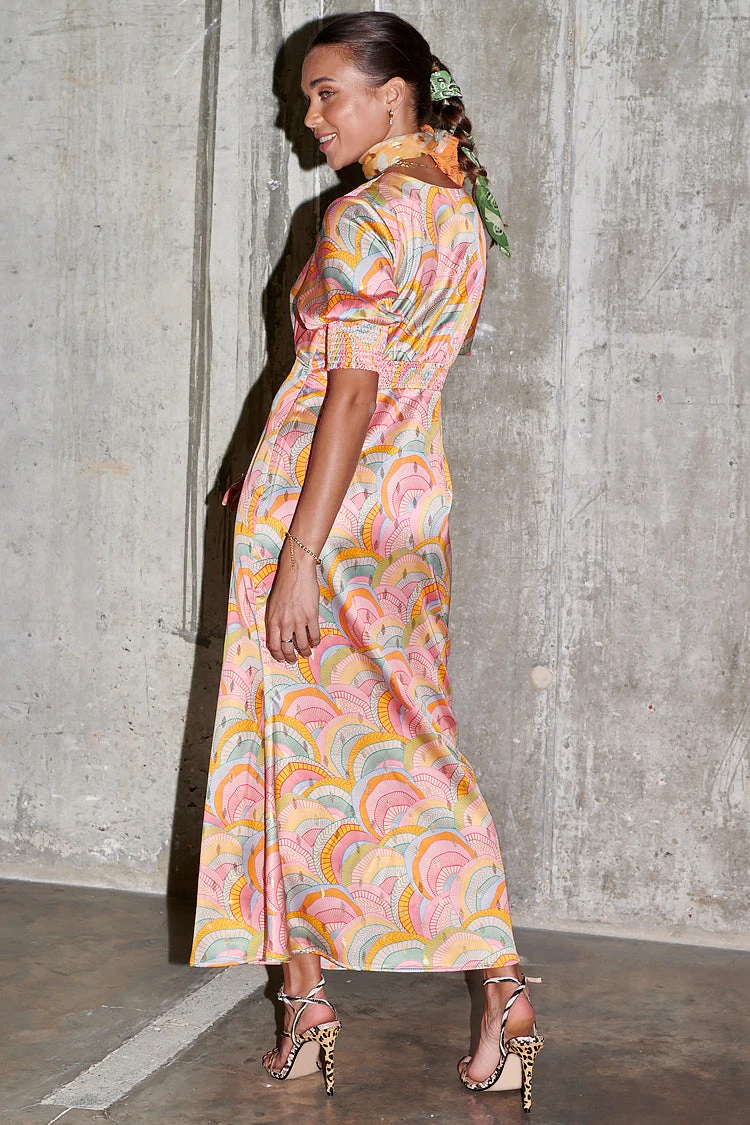 NEVER FULLY DRESSED Havana Short Sleeve May Dress Petite - Image 5