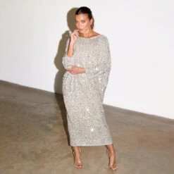 NEVER FULLY DRESSED Sequin Jem Dress