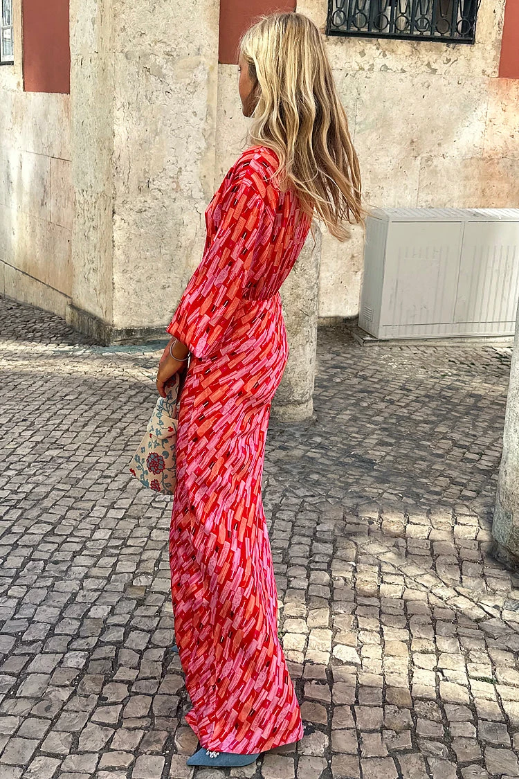 NEVER FULLY DRESSED Red Lipstick Emma Dress - Image 11