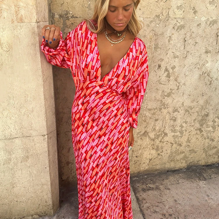 NEVER FULLY DRESSED Red Lipstick Emma Dress