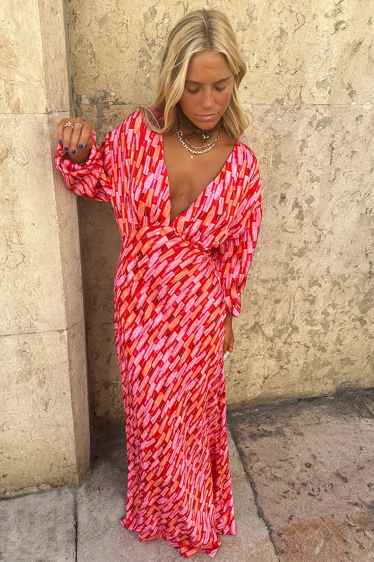 NEVER FULLY DRESSED Red Lipstick Emma Dress - Image 4