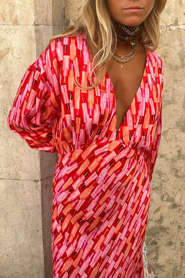 NEVER FULLY DRESSED Red Lipstick Emma Dress - Image 2