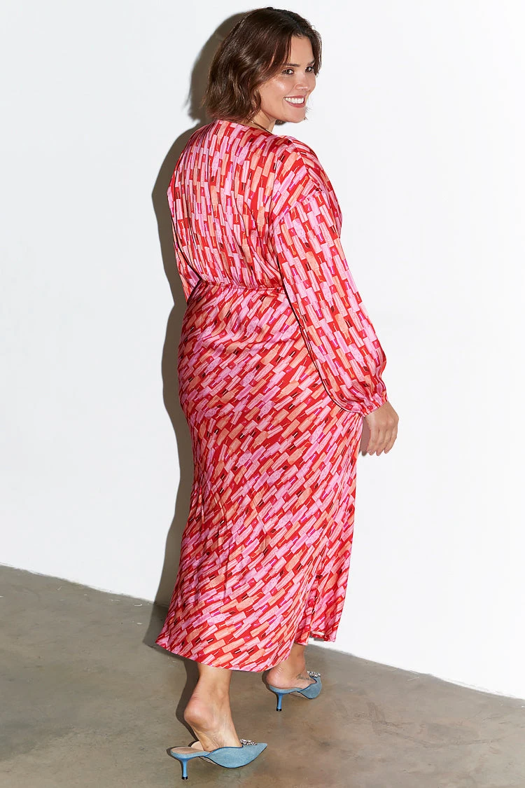 NEVER FULLY DRESSED Red Lipstick Emma Dress - Image 12