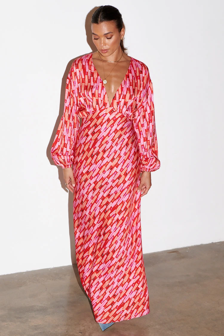 NEVER FULLY DRESSED Red Lipstick Emma Dress - Image 7