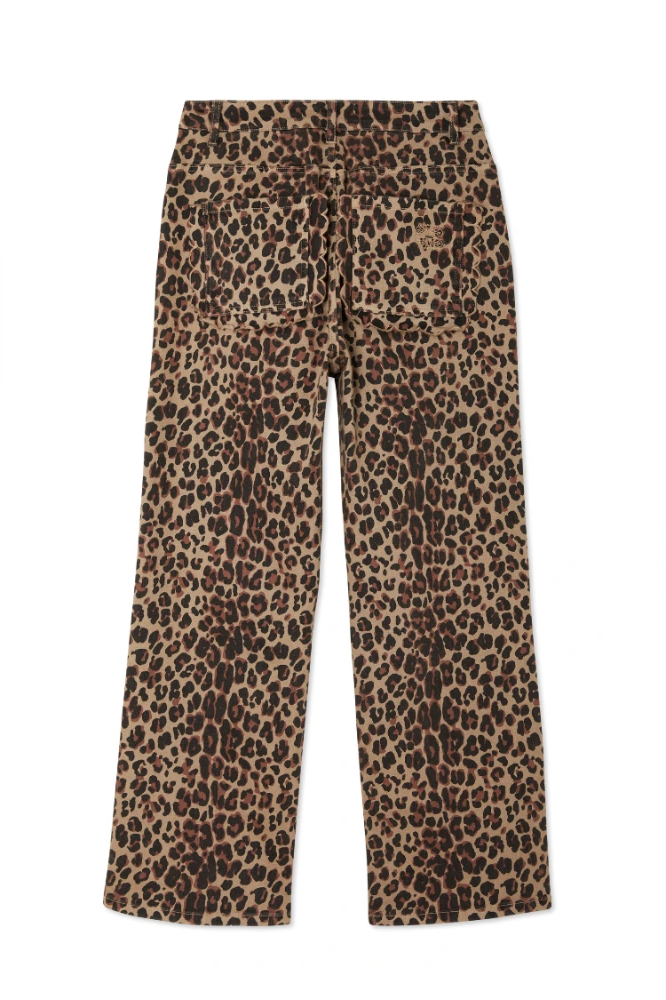 NEVER FULLY DRESSED Leopard Lucia Scallop Detail Jeans Petite - Image 13
