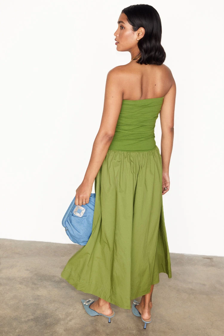 NEVER FULLY DRESSED Olive Lola Mid-axi Dress - Image 6