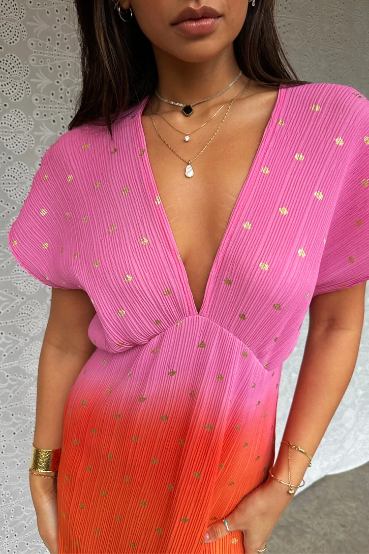 NEVER FULLY DRESSED Pink Ombre Elodie Dress - Image 5