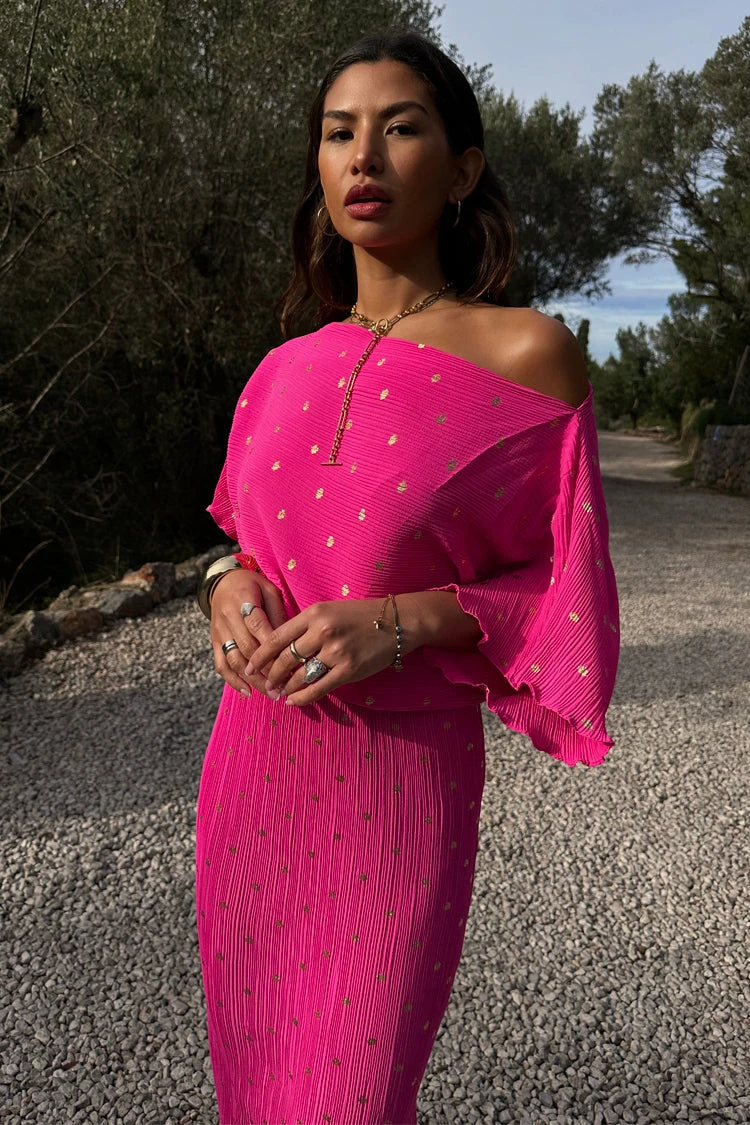 NEVER FULLY DRESSED Pink Tilly Dress Petite - Image 2