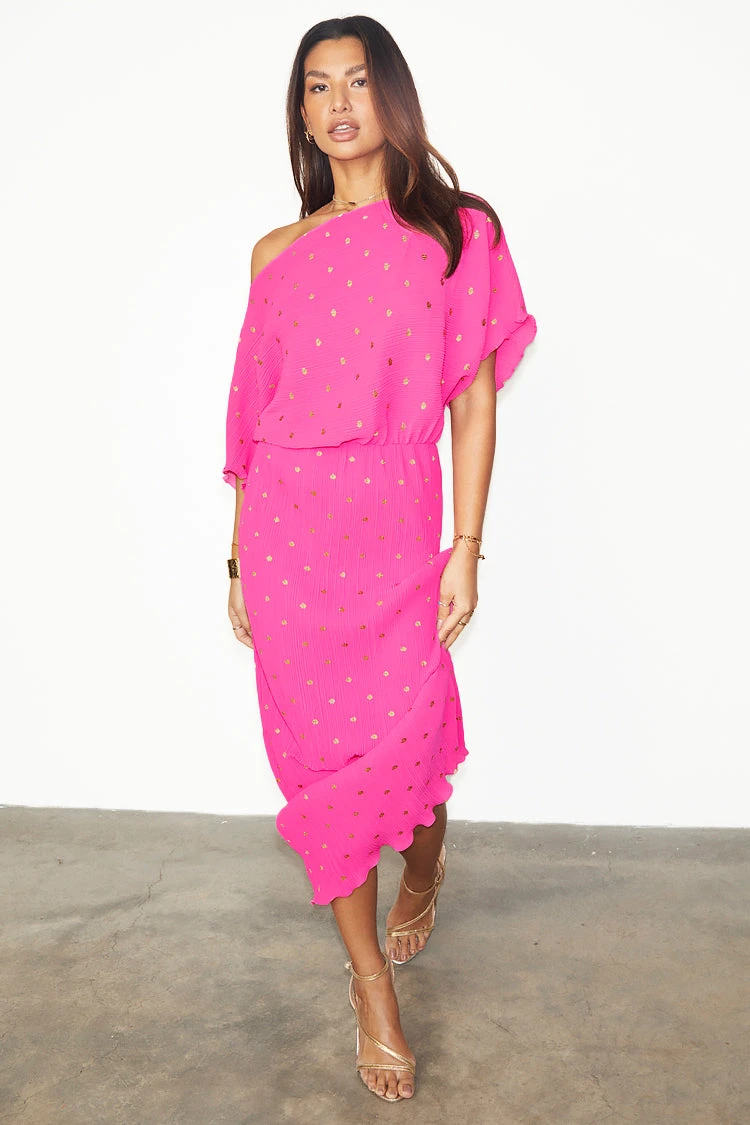 NEVER FULLY DRESSED Pink Tilly Dress Petite - Image 6