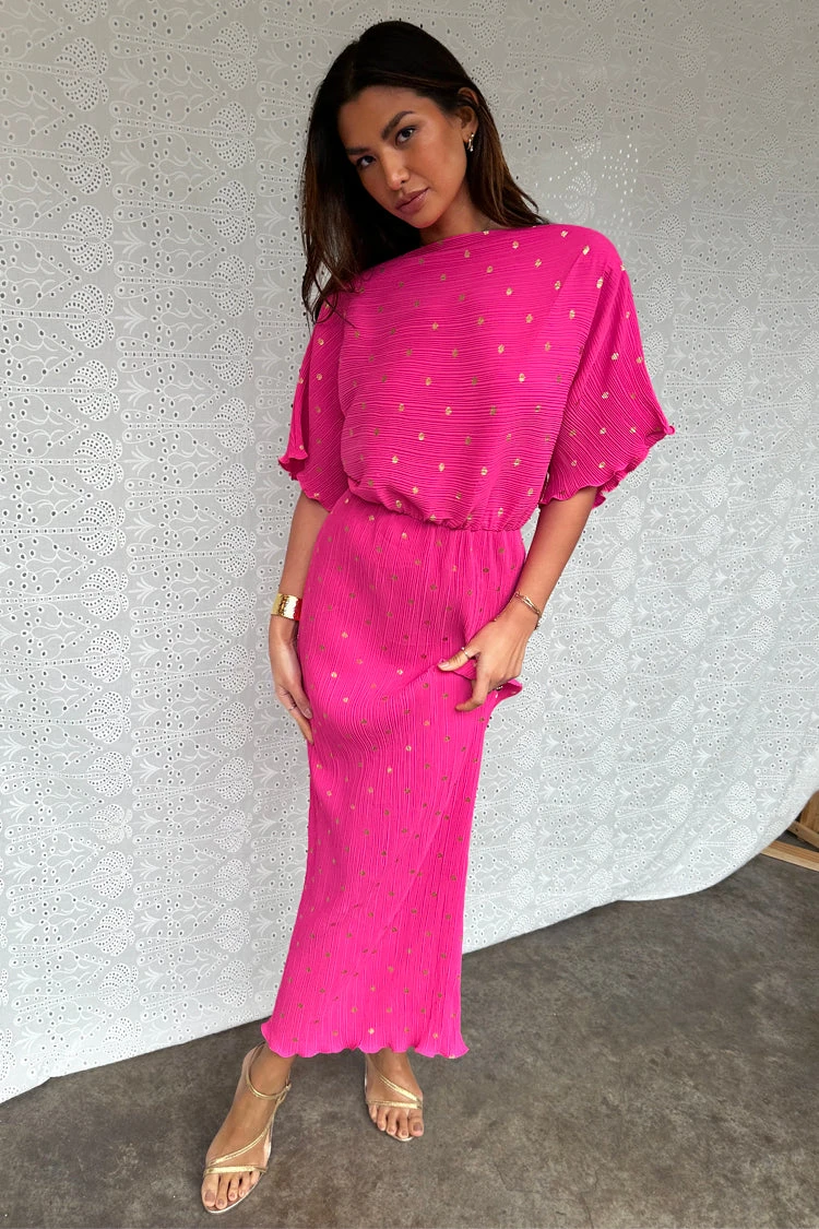 NEVER FULLY DRESSED Pink Tilly Dress Petite - Image 9