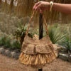 NEVER FULLY DRESSED Raffia Bag