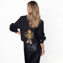 NEVER FULLY DRESSED Black Running Wilder Miley Shirt