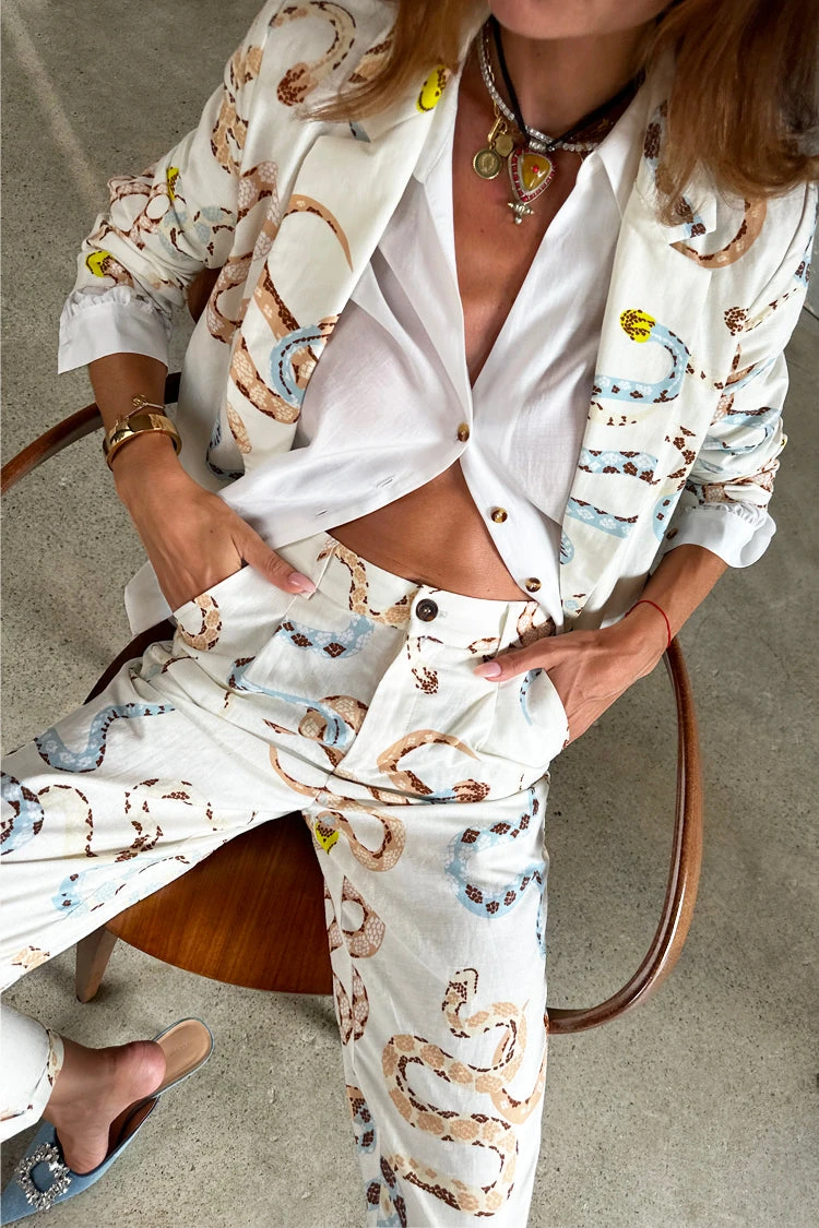 NEVER FULLY DRESSED Snake Annouck Trousers - Image 7