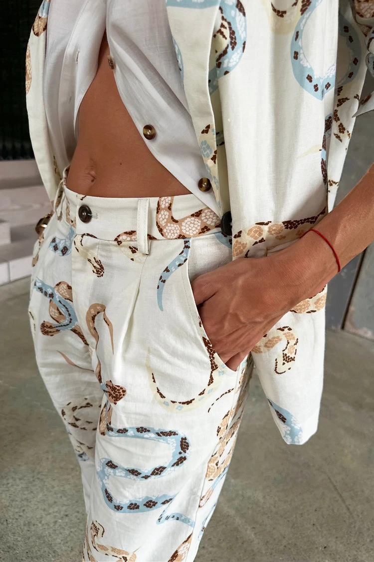 NEVER FULLY DRESSED Snake Annouck Trousers - Image 6