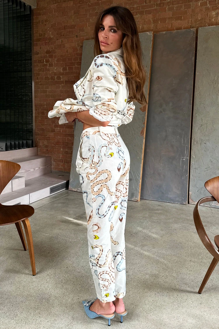 NEVER FULLY DRESSED Snake Annouck Trousers - Image 5