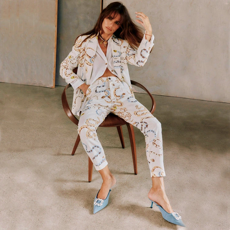 NEVER FULLY DRESSED Snake Annouck Trousers