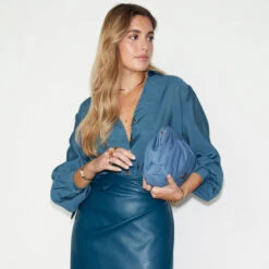 NEVER FULLY DRESSED Teal Miley Shirt