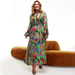 Watercolour Claudie Dress