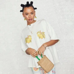 NEVER FULLY DRESSED Lemon Boob T-shirt