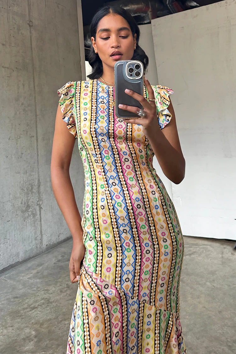 NEVER FULLY DRESSED Fiesta Remi Midi Dress - Image 7