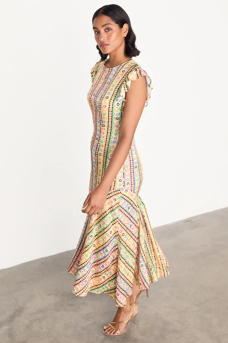 NEVER FULLY DRESSED Fiesta Remi Midi Dress - Image 5