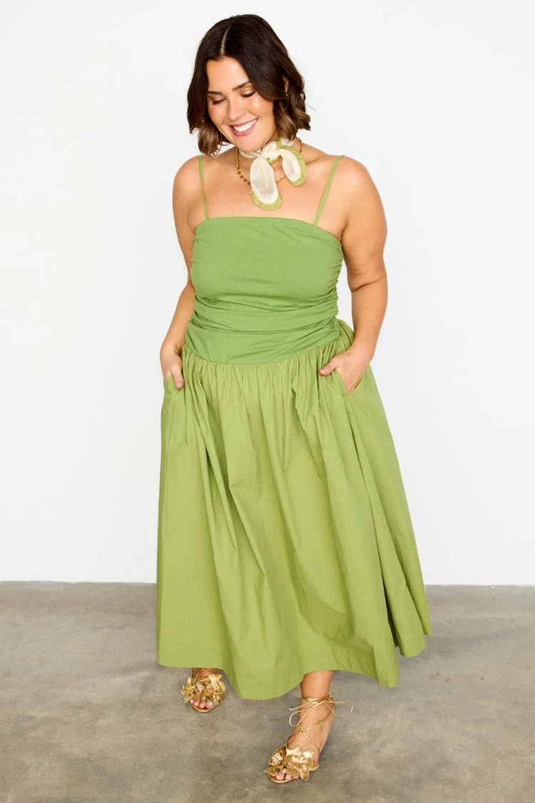 NEVER FULLY DRESSED Olive Lola Mid-axi Dress - Image 5