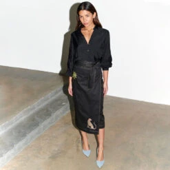 NEVER FULLY DRESSED Black Running Wild Jaspre Skirt